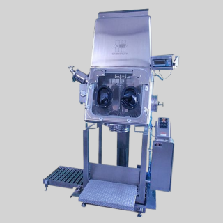 Contanment Fass Entleerung mit Lanze